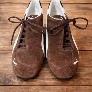 Women’s Puma Brown Suede Sneakers